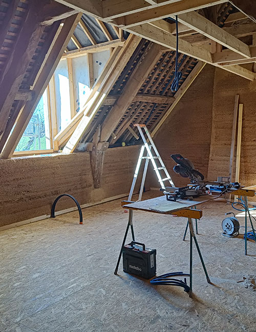 Maison ancienne en bauge et pierre réhabilitée, Ille-et-Vilaine